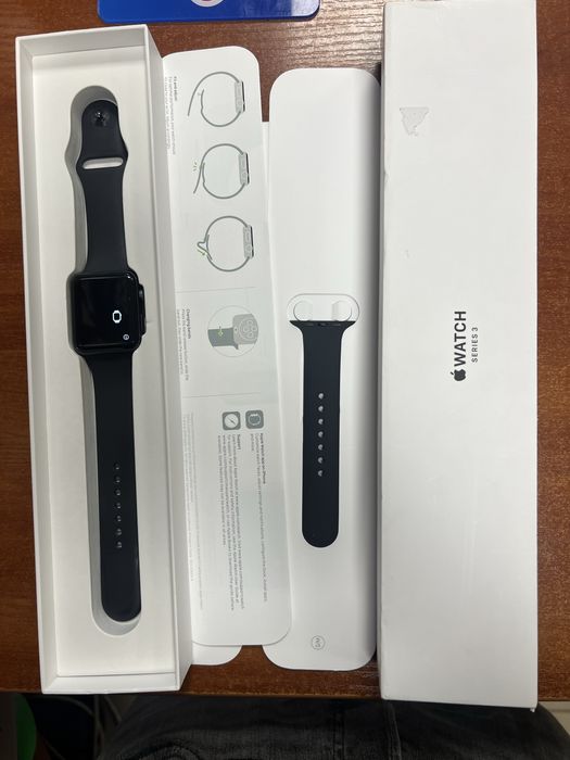 Apple Watch seria 3 22mm black Kielce  MTF32Ll/A