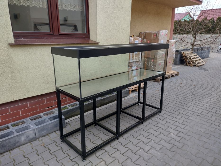 Akwarium 200x60x50 z pokrywą i stelażem
