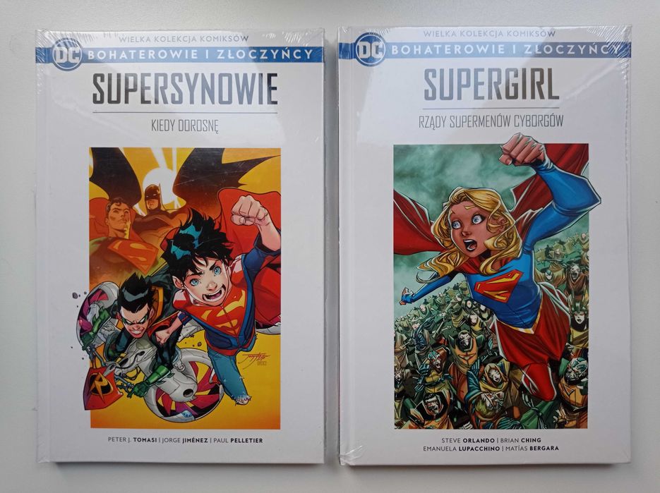 Supergirl Supersynowie nowe komiksy Bohaterowie Złoczyńcy DC kolekcja