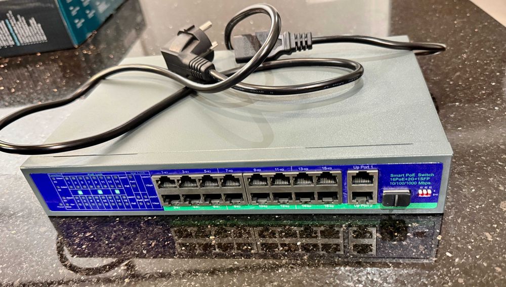 Switch PoE 16poe + 2G +1SFP 802.3af Tayama SW16PFSH/P