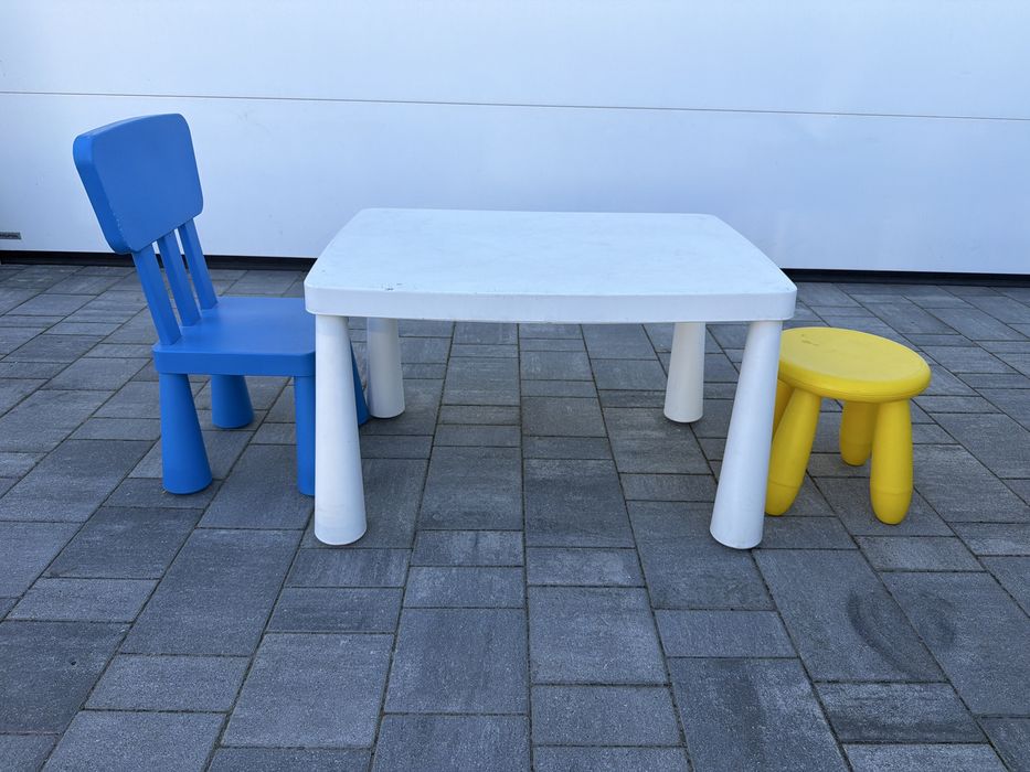 Ikea MAMUT stolik i krzesla zestaw