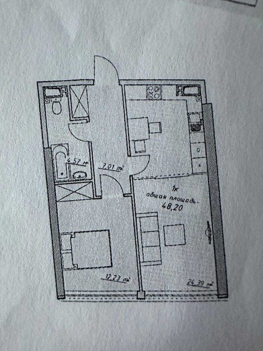 1-room apartment apartment by the address st. Kulikovo pole pl Oktyabrskoy revolyutsii pl (area 48 m²) - Atlanta.ua - photo 4