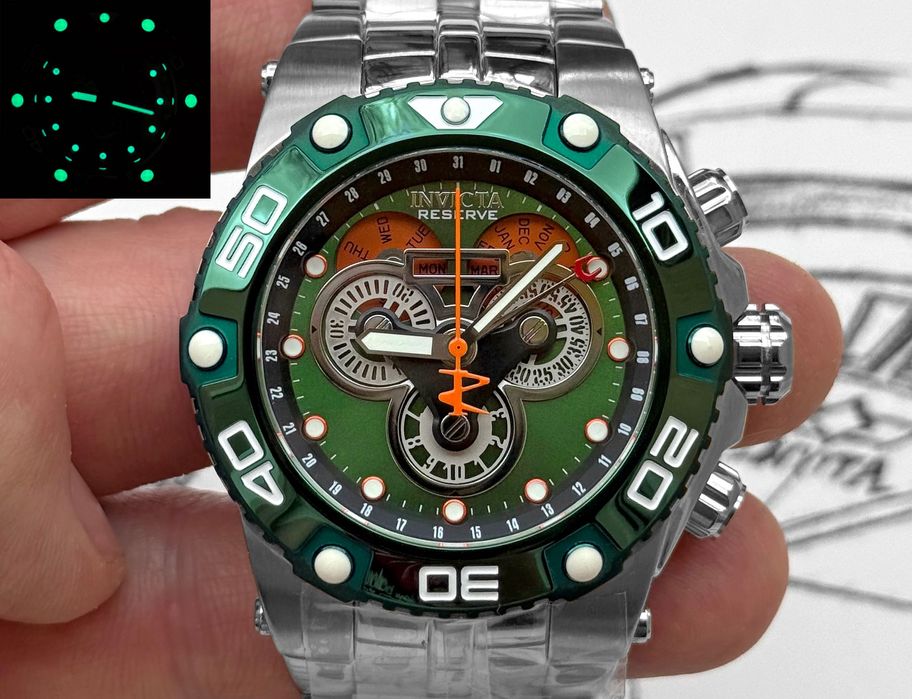 Годинник Invicta 39211 Reserve Speedway Swiss Ronda 5040.F 47 mm.