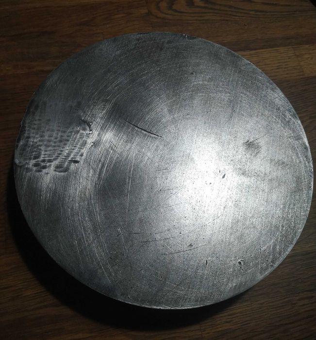 stalowy krążek wałek średnica 210 mm grubość 35 mm