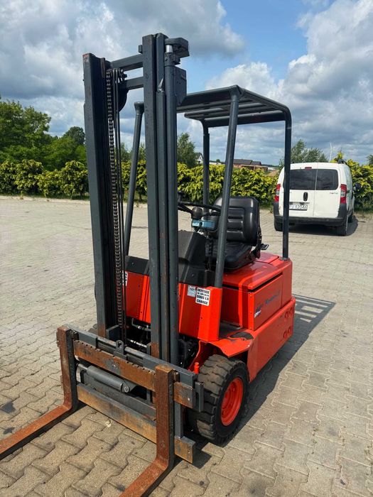 wózek widłowy elektryczny LINDE E12 przesuw boczny 3.4m 1200kg 7600mtg