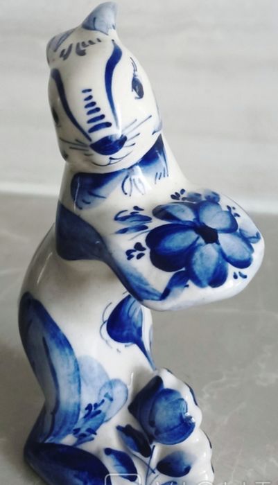 Заяць Гжель СРСР. оригінал з клеймом.