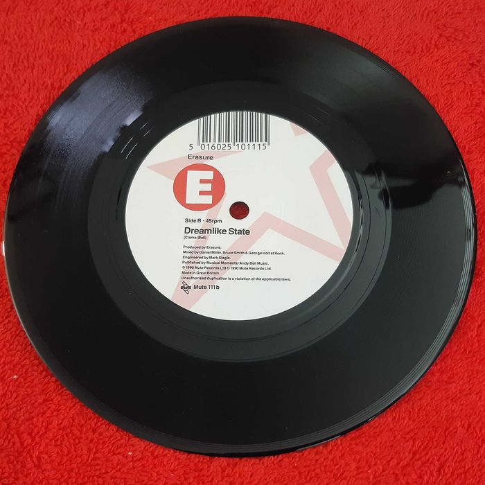 Disco Vinil Single Erasure - Star / Dreamlike State