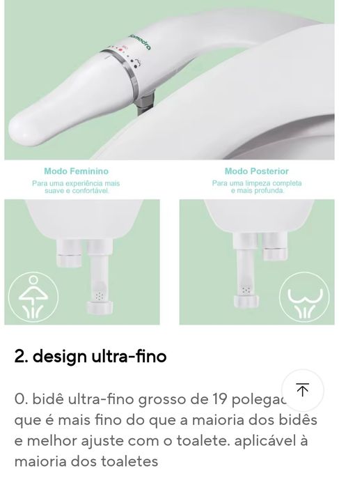 Chuveiro higiénico novo