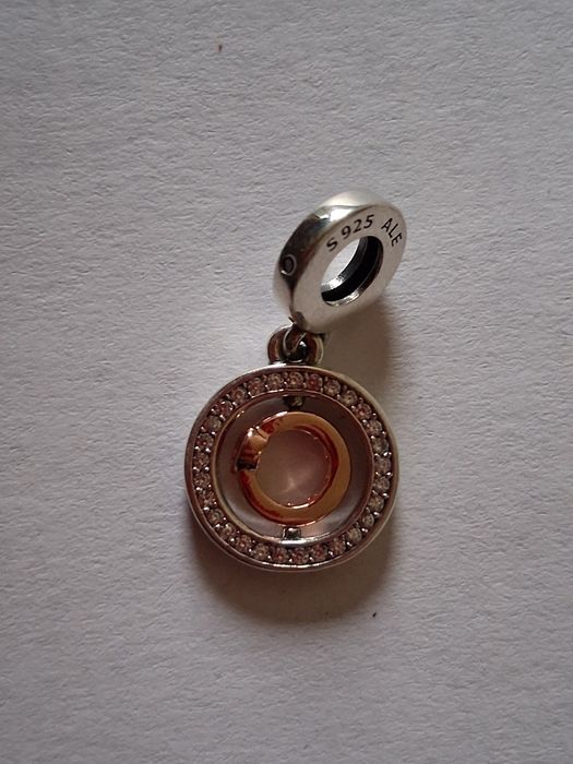 Pandora Charms obrotowy serce Rose