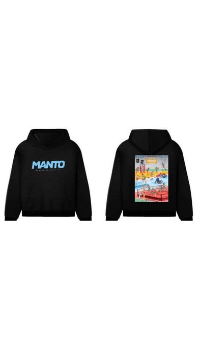Худі чорна/MANTO/манто/manto gyn/манто зал/ковта/кофта/толстовка
