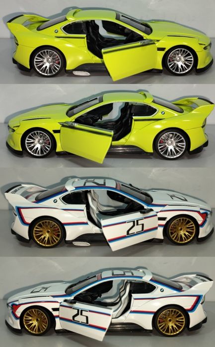 BMW 3.0 CSL Hommage R модель 1:24 ТМ Автопром MSZ Металл Звук Свет