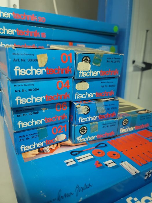 Fischer Technik LEGO Stare Klocki