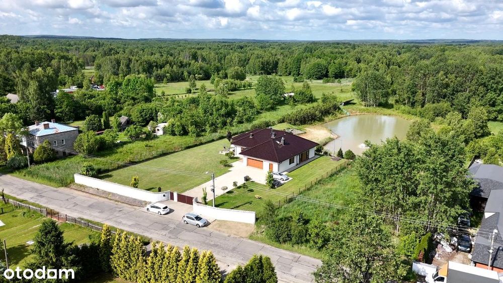 Luksusowy dom w pełni wyposażony/Duża działka ze Stawem