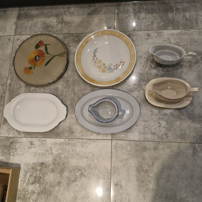 Stare platery,sosjerki całość