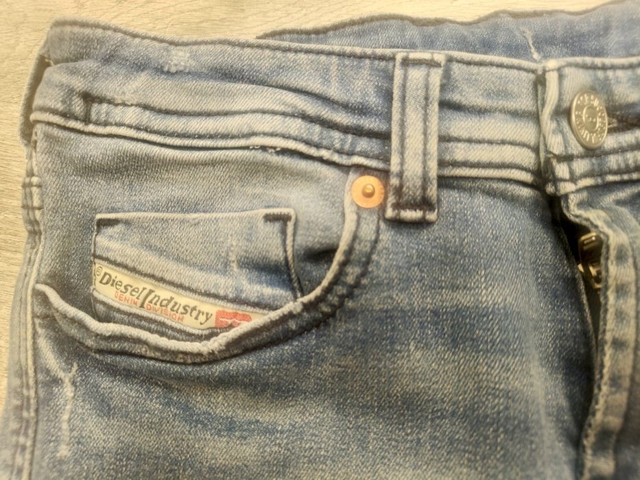 Jeansy DIESEL Kids 1979-J r. 128 / 132 (8 lat) • STAN IDEALNY • Jak NOWE!