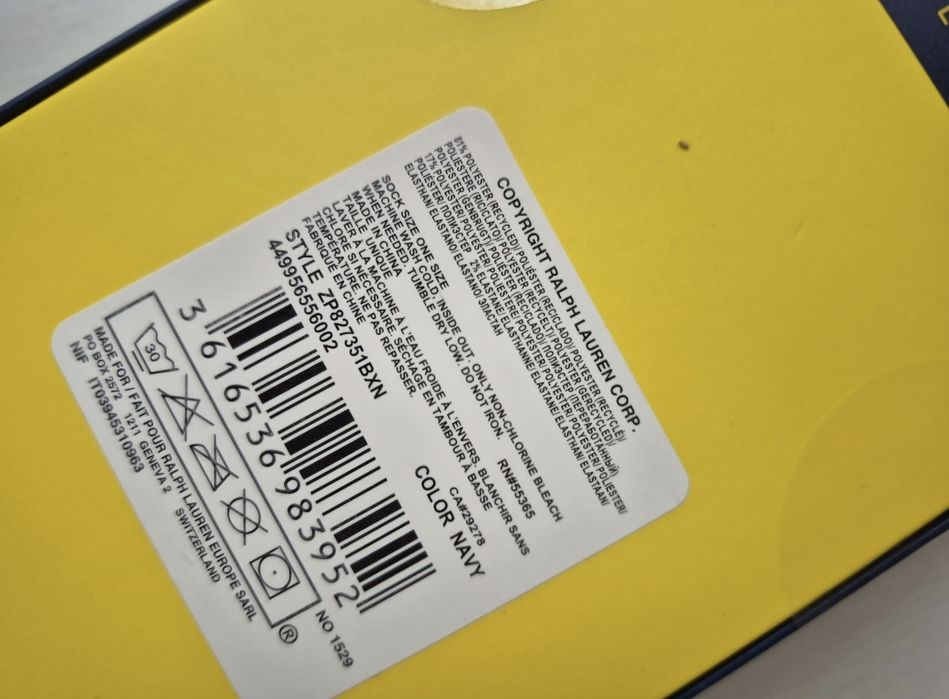 Skarpetki Męskie 3pak Ralph Lauren