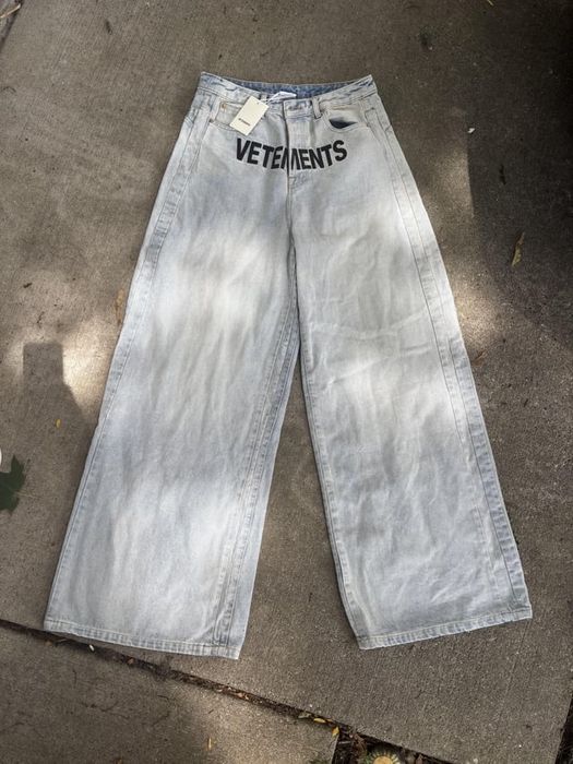 Джинсові Штани Vetements/ Ветмо/ Essentials/ Baggy/ Represent/ Лакост