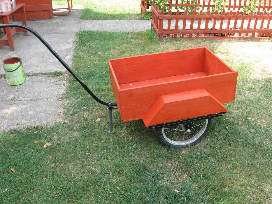 Wózek ogrodowy lub  do  roweru
