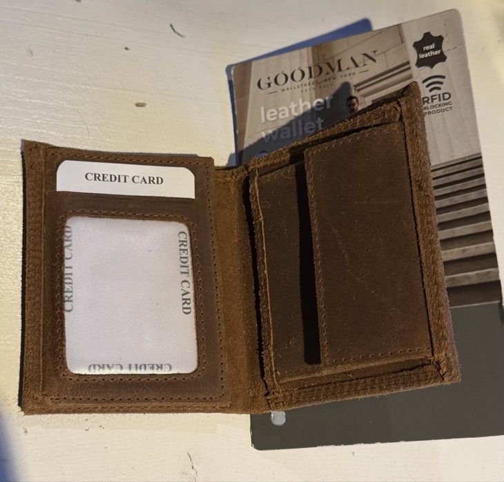 męski portfel skórzany