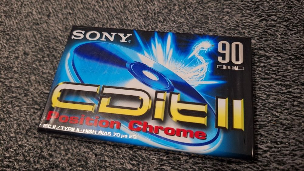 Kaseta SONY CDit II Position Chrome  90 Ultra Slim HIGH BIAS Nowa!
