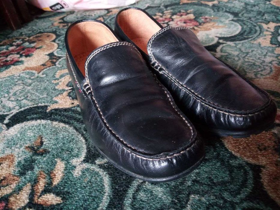 Мокасины макасины кожаные мужские, р. 40, по стельке 26 см