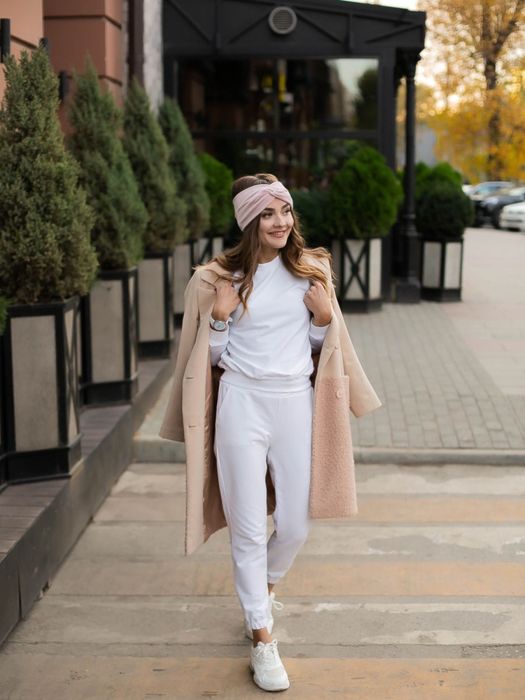 Повязка чалма велюрова плюш плюшевая тепла