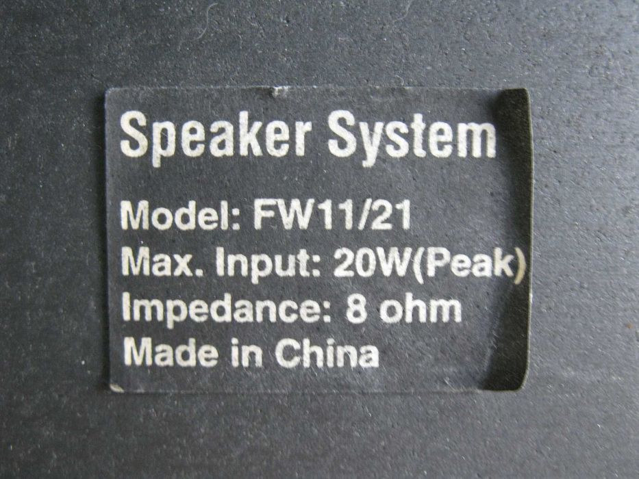 Колонки от музыкального центра Philips FW11/21 размер 270х160х190 мм