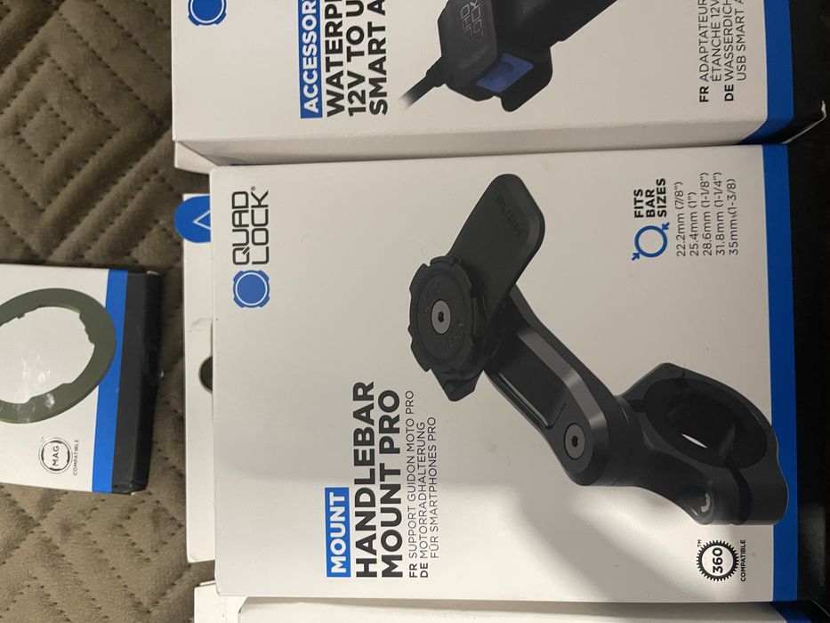 Quadlock acessorios moto novos