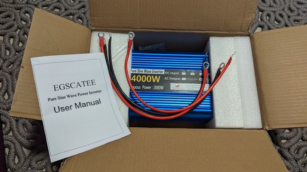 Інвертор чиста синусоїда 4000W,  24/220V з Англії