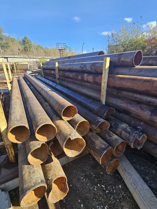 Труба 530х9-10мм 15тн демонтаж 6,00-12,10 м - 25000 грн т