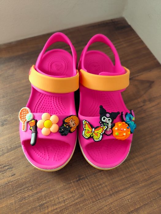 Crocs C12 29 30 lekkie sandały do wody plaża basen przypinki Harry Pot