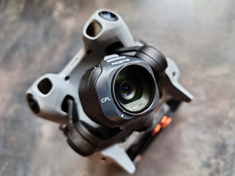 DJI Mini 5 Pro - filtry UV i polaryzacyjny CPL