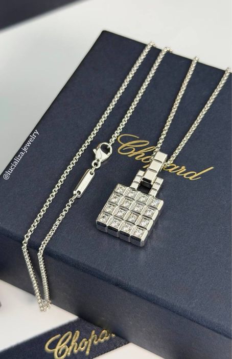 Кольє Chopard Оригінал  Колекція Ice Cube золото 750