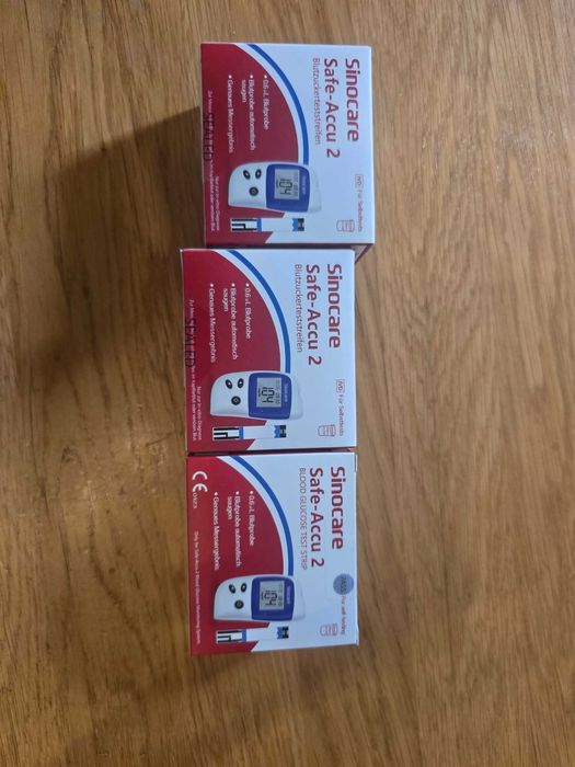 226.  Sinocare SAFE ACCU 2  paski do badania stężenia glukozy we krwi