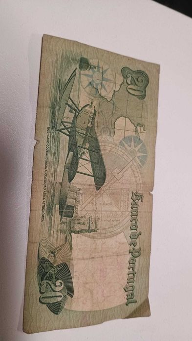 Nota de vinte escudos ouro 1978