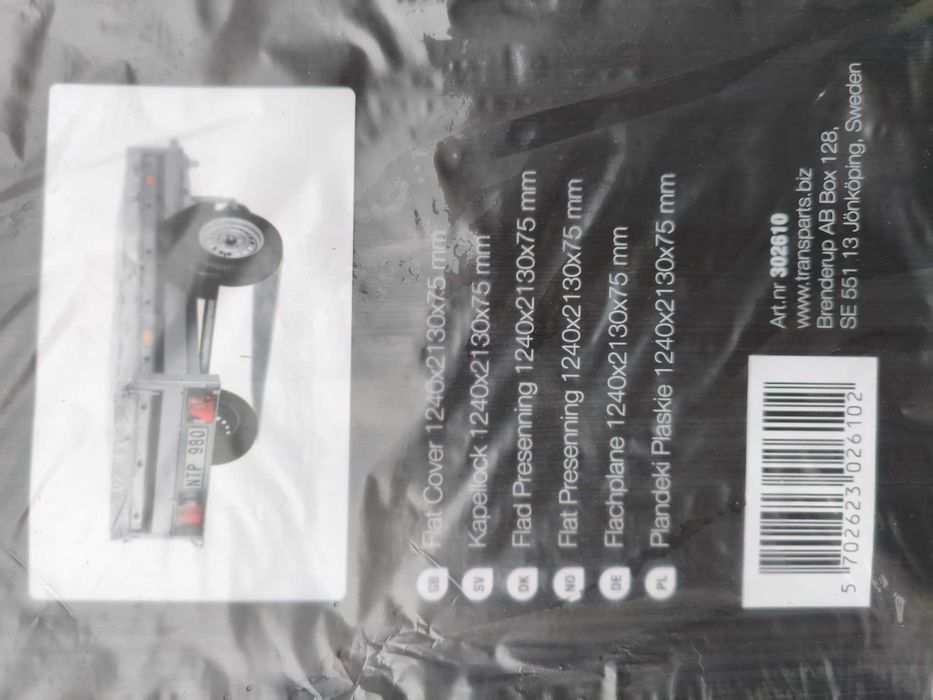 Lona para atrelado 2.13x1.24m
Lona para atrelado 2.13x1.24m