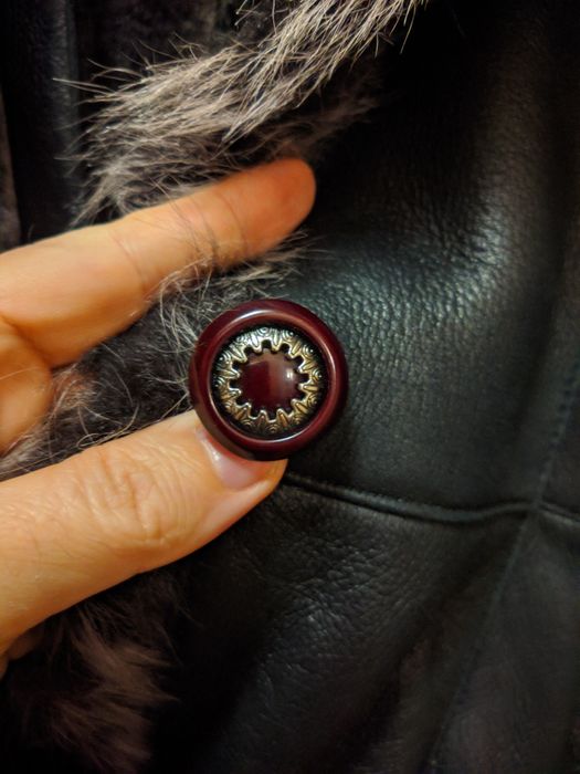 Женская дубленка MARINNI натуральная кожа р37