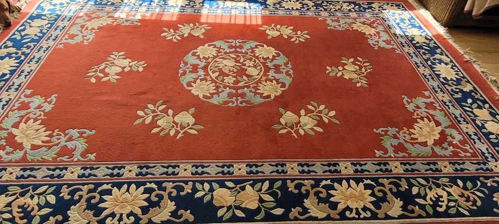 Dywan wełniany chiński 250x350 w stylu vintage