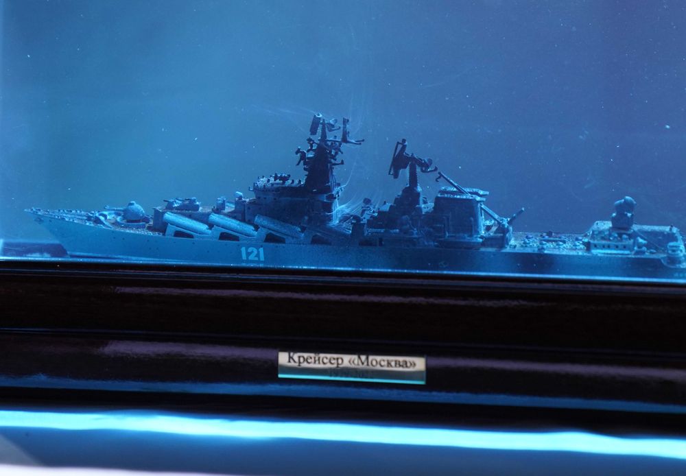 Крейсер москва діорама