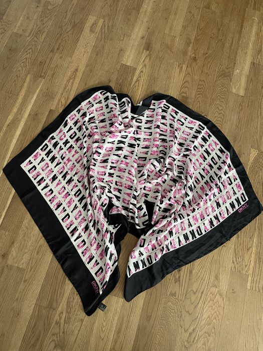 Apaszka szal DKNY jedwabna jedwab