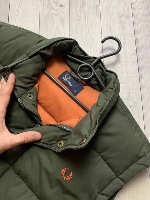 Fred Perry жилетка дутая винтаж XL