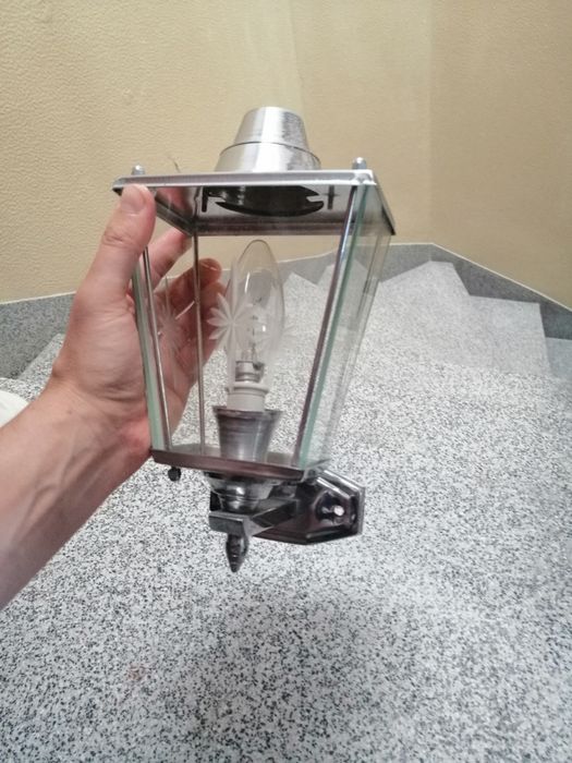 Candeeiro Inox vintage