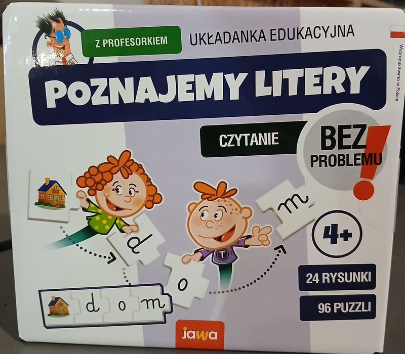 Poznajemy literki - układanka edukacyjna
