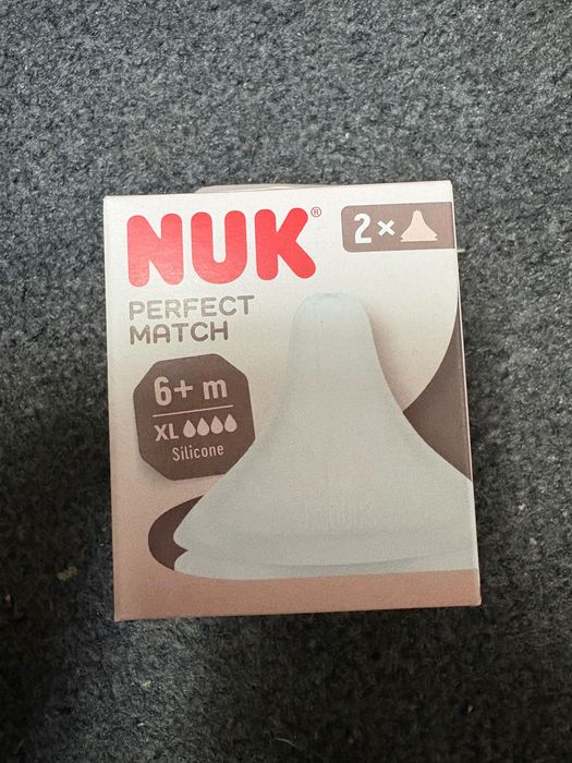 Новые бутылочки сменные соски Nuk Perfect match 0+ 3+ 6+ месяца