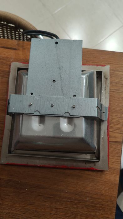 Luminária quadrada halógeno