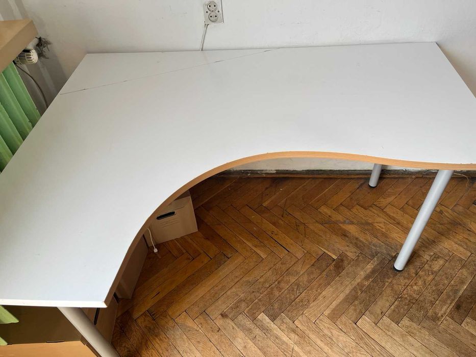 Biurko narożne białe