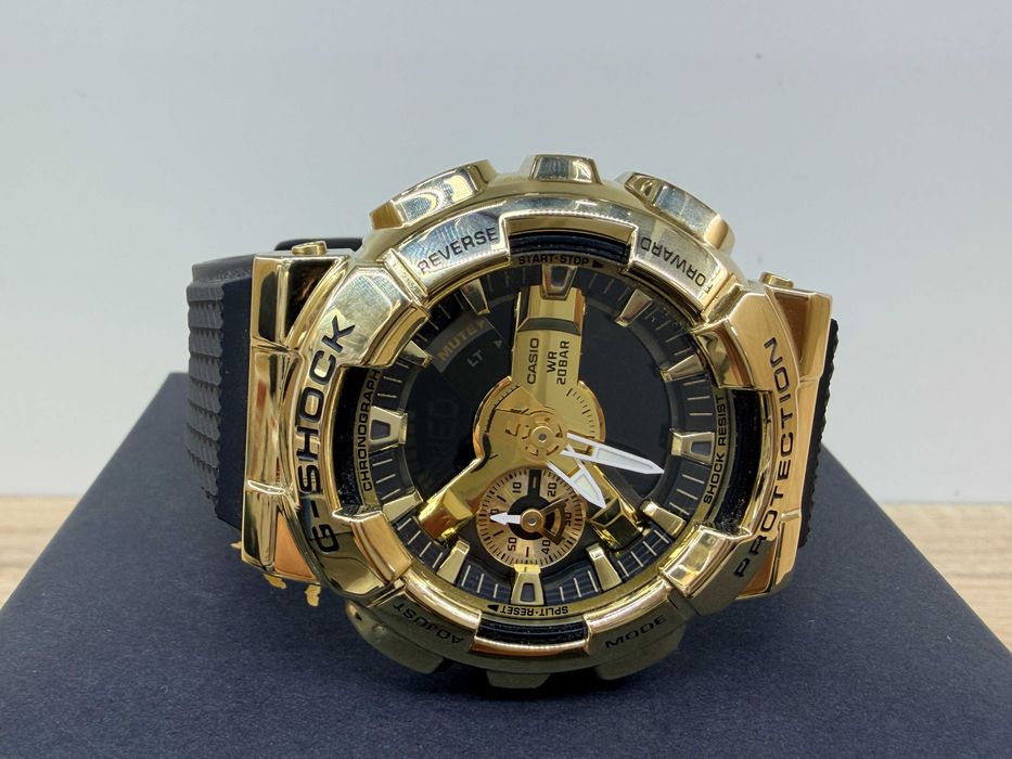 Zegarek Casio G-SHOCK GM-110G-1A9ER Złoty Czarny BOX / JAK NOWY!