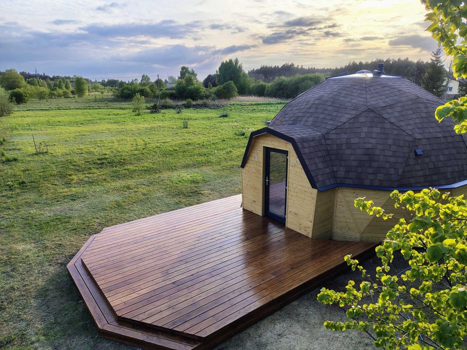 Kopuła geodezyjna, warsztatowa, glamping, dom kopułowy