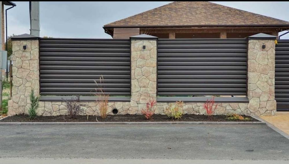 Паркан Жалюзі Металевий Забор Ранчо