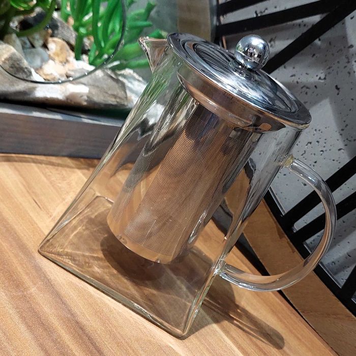 Zaparzacz szklany herbata dzbanek 750ml Czajnik imbryk